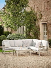 Cox & Cox Grey Ravenna Garden Corner Set - Image 1 of 9