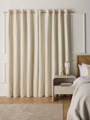 Natural Cream Madison Super Thermal Eyelet Curtains - Image 2 of 6