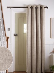 Natural Eyelet Super Thermal Eyelet Door Curtain - Image 1 of 4