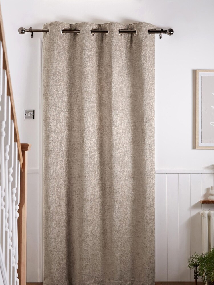 Natural Eyelet Super Thermal Eyelet Door Curtain - Image 2 of 4