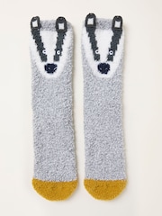 FatFace Grey Badger Cosy Socks - Image 1 of 2