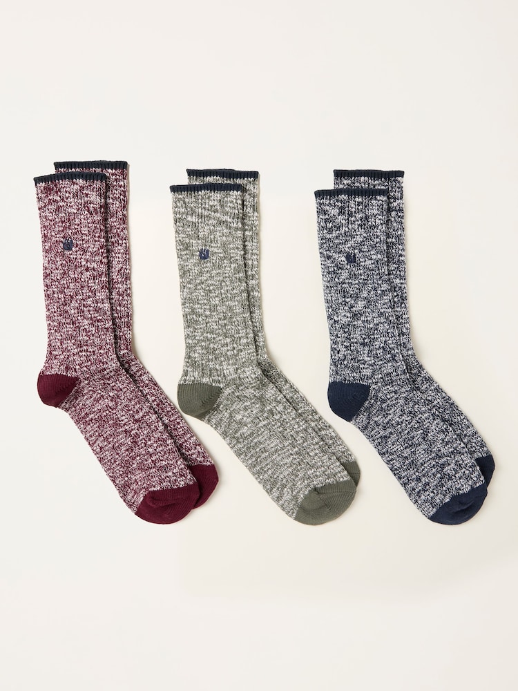 FatFace 3 Pares de Socks - Imagem 2 de 2