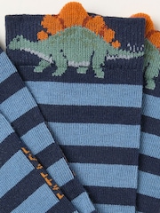 FatFace Navy Dinosaur Socks - Image 2 of 2