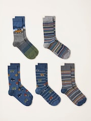 FatFace 5 Pares de Socks off-road - Imagem 2 de 2