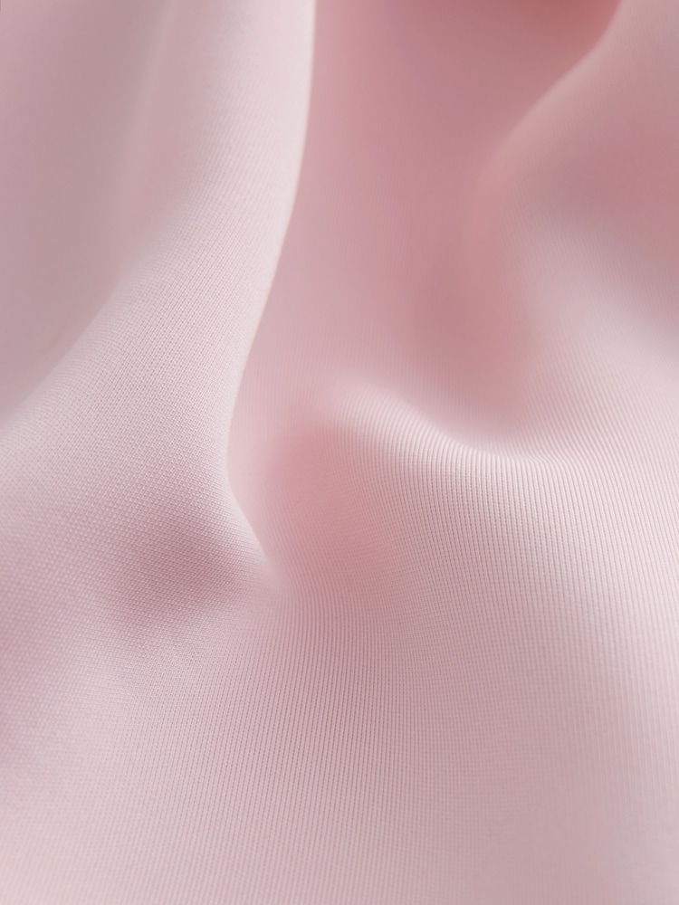 Baker by Ted Baker Pink Lace Collared Scuba Dress - Image 13 of 13