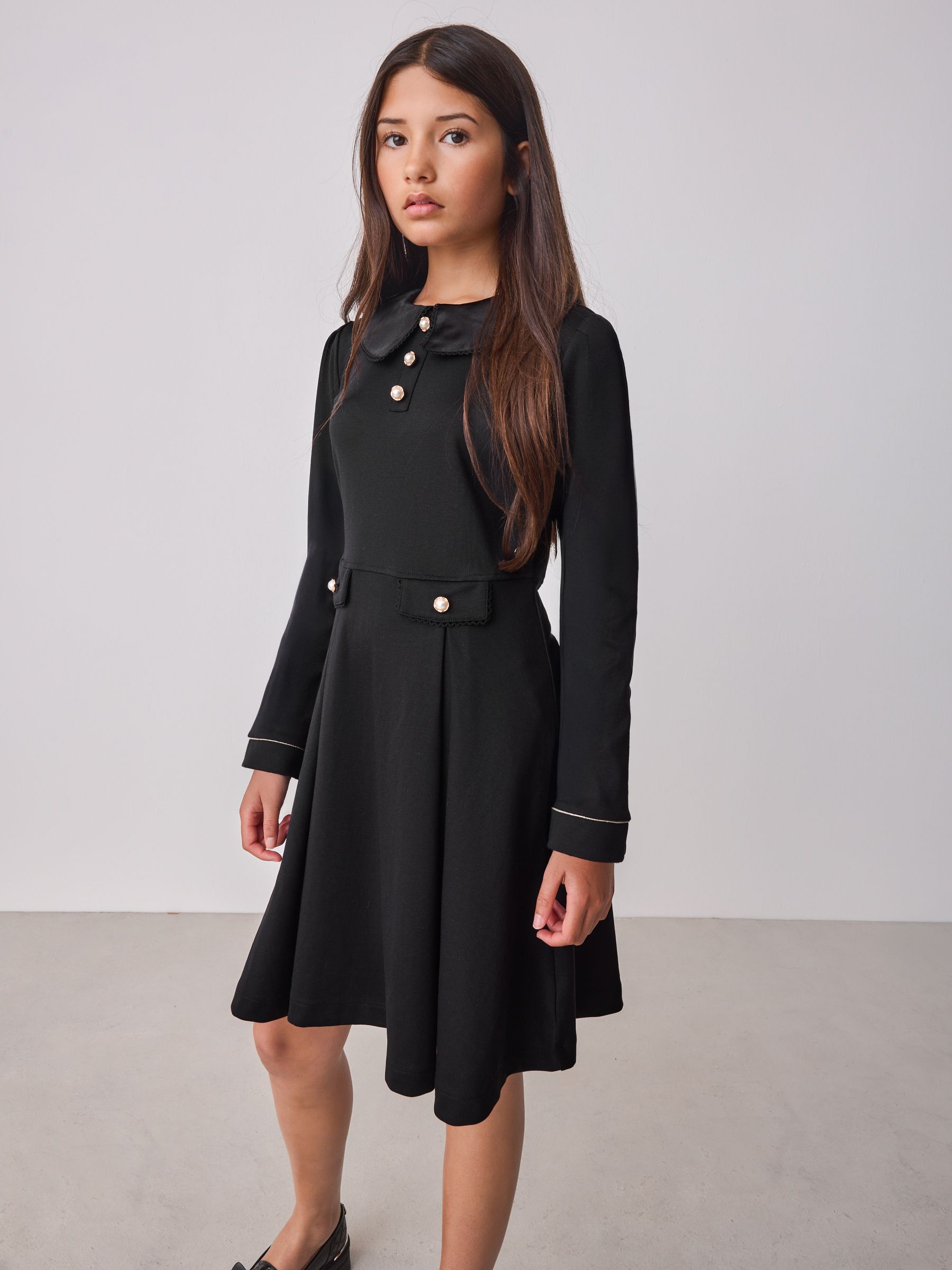 ted baker black silk dress SIRINNA main image 0