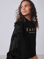 Baker by Ted Baker Mesh Skirted Sweat Mockable Dress - Image 4 of 13
