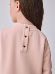 Baker by Ted Baker Mesh Skirted Sweat Mockable Dress - Image 5 of 11