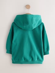 Green/Yellow Tractor Print Long Sleeve Appliqué Hoodie (3mths-7yrs) - Image 2 of 5