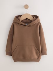 Brown Long Sleeve Soft Touch Hoodie (3mths-7yrs) - Image 1 of 4