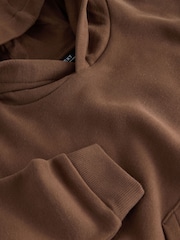 Brown Long Sleeve Soft Touch Hoodie (3mths-7yrs) - Image 4 of 4