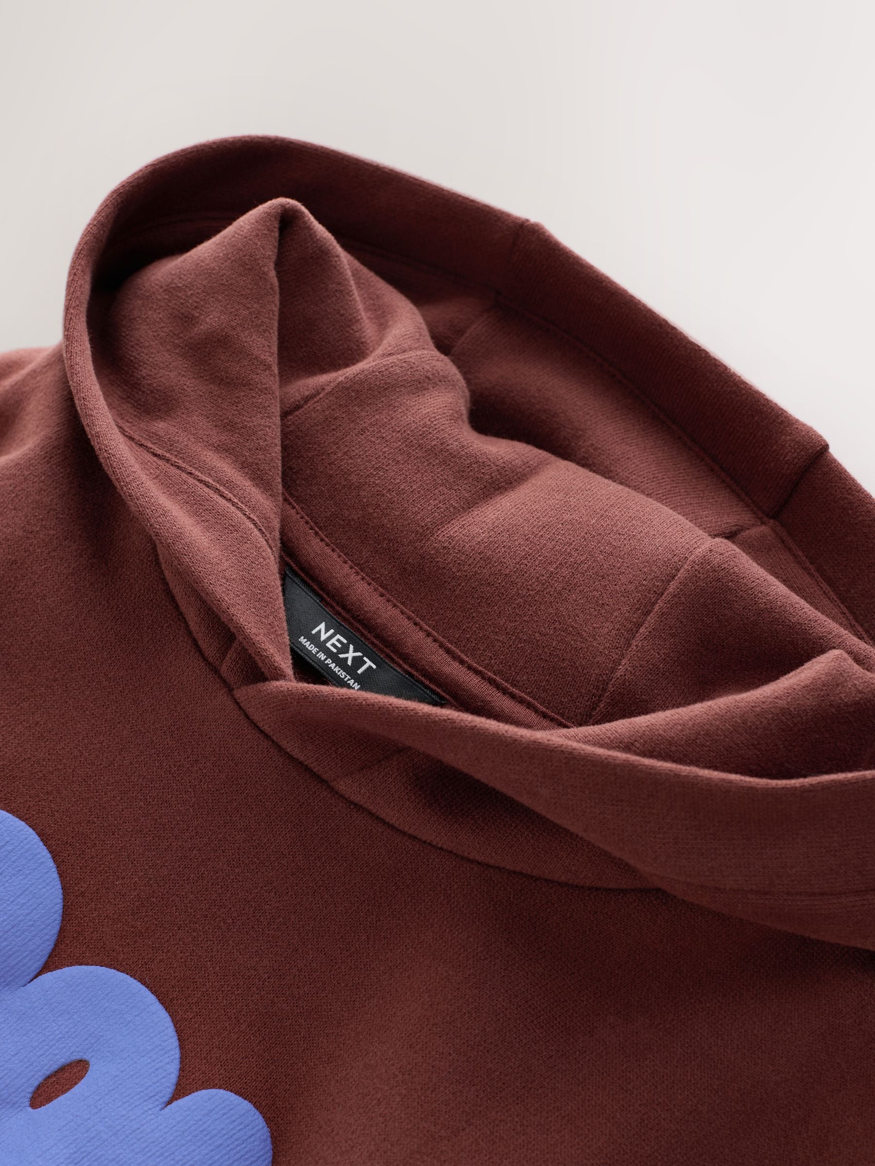 Buy Burgundy Red Long Sleeve Printed Hoodie (3mths-7yrs) from Next USA