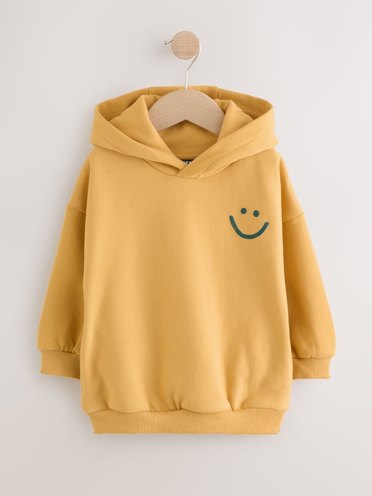 Yellow Long Sleeve Printed Hoodie (3mths-7yrs) - Image 1 of 6