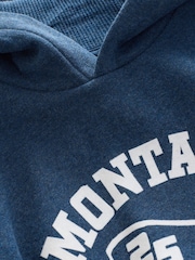 كحلي بخيوط شاحبة - Long Sleeve Printed Hoodie (3mths-7yrs) - صورة 3 من 5