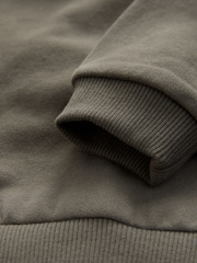 Khaki Green Long Sleeve Soft Touch Hoodie (3mths-7yrs) - Image 5 of 5