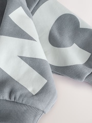 Grey Back Printed Crew Neck Jersey Sweatshirt (3mths-7yrs) - Image 4 of 5