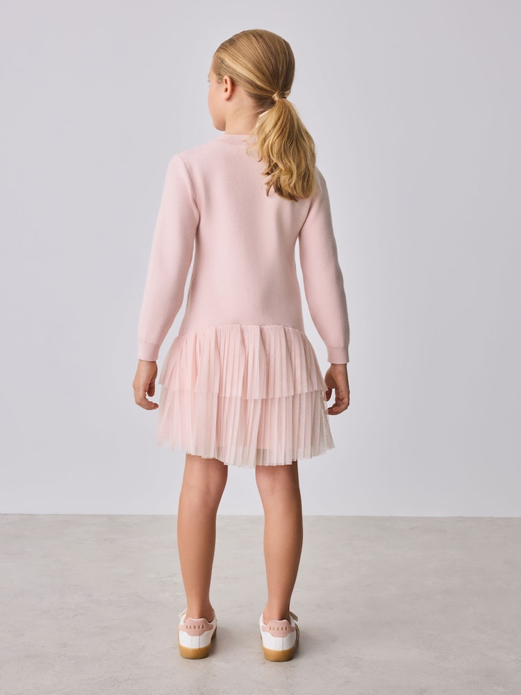 knitted v neck dress V-neck Knitted Mini Dress