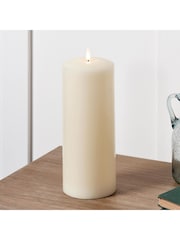 Lights4fun Natural TruGlow® LED Chapel Candle 25cm - Image 2 of 5