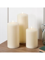 Lights4fun Natural TruGlow® LED Chapel Candle 25cm - Image 5 of 5