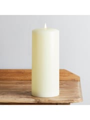 Lights4fun Natural TruGlow® LED Chapel Candle 30cm - Image 1 of 3