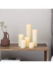 Lights4fun Natural 6 Slim LED Battery Candles With Dripping Wax - Image 2 of 4
