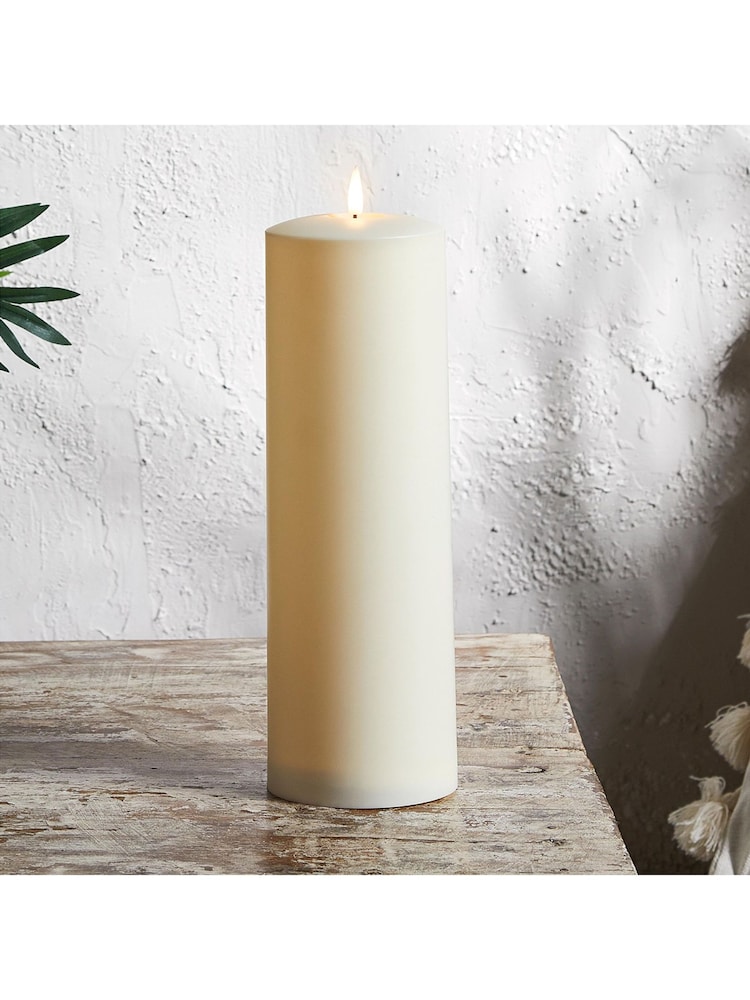 Lights4fun Natural TruGlow® Waterproof Outdoor Candle 30cm - Image 1 of 3