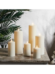 Lights4fun Natural 6 TruGlow® Waterproof Outdoor Candles - Image 1 of 5