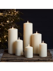 Lights4fun Natural 6 TruGlow® Waterproof Outdoor Candles - Image 3 of 5