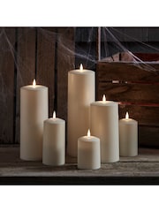 Lights4fun Natural 6 TruGlow® Waterproof Outdoor Candles - Image 4 of 5