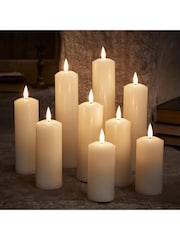 Lights4fun Natural 9 TruGlow® LED Slim Candles With Remote - Image 2 of 3