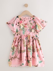 Pink Floral Embellished Occasion Dress (3-16yrs) - Image 1 of 4