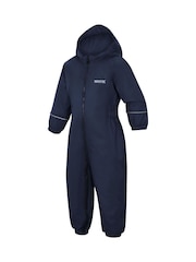 Regatta Blue Kids Waterproof Splosh Puddlesuit - Image 7 of 10