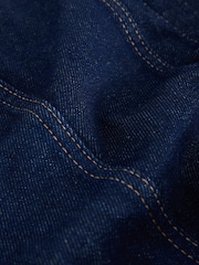 Rinse Blue Belted Fitted Denim Jacket - Image 7 of 8