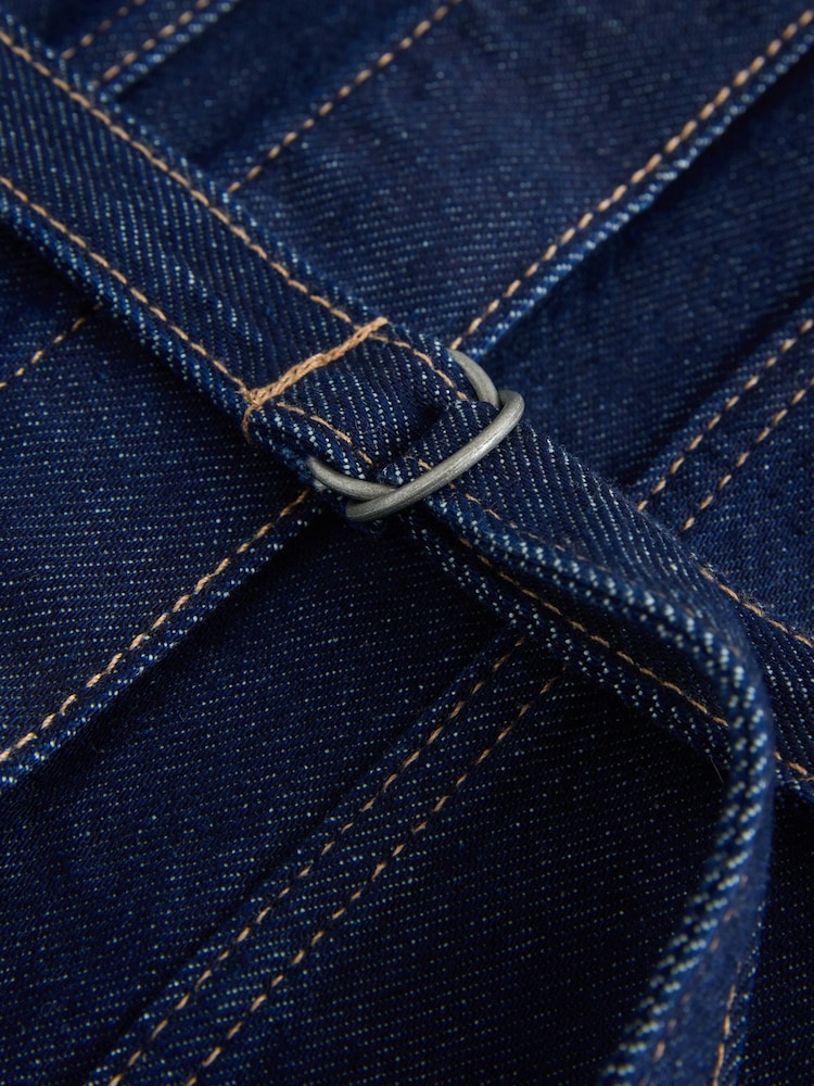 Rinse Blue Belted Fitted Denim Jacket - Image 8 of 8 Rinse Blue Belted Fitted Denim Jacket - Image 8 of 8
