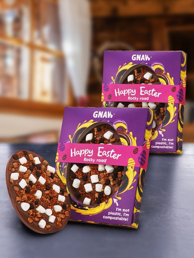 Gnaw 2 Pack Rocky Road Easter Egg - Image 1 of 2