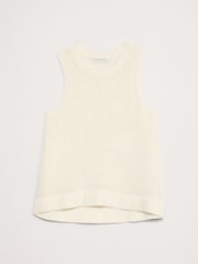 Banana Republic White Linen Jumper Tank Top - Image 5 of 5