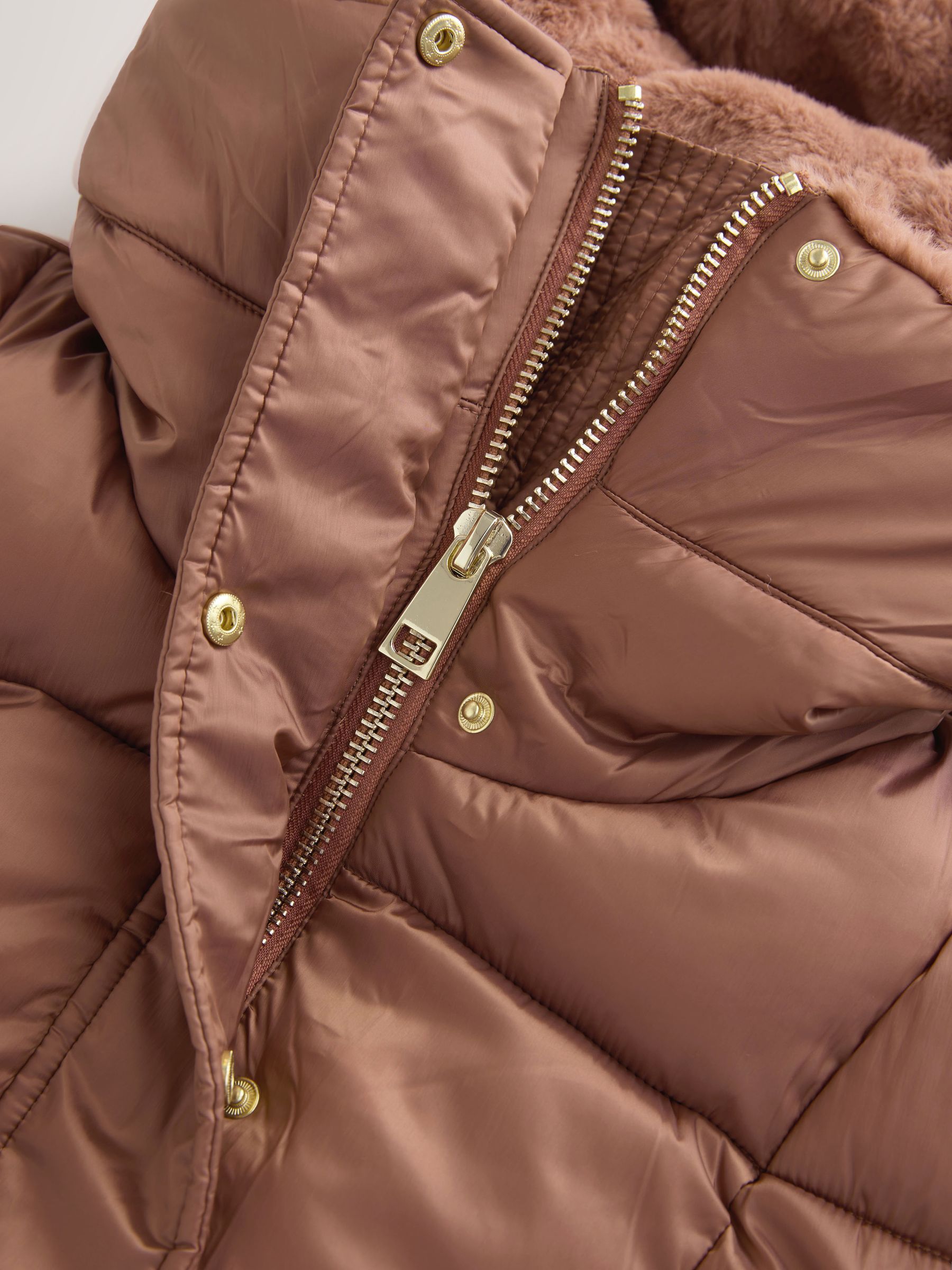 Buy Tan Brown Shower Resistant Padded Longline Coat from Next China