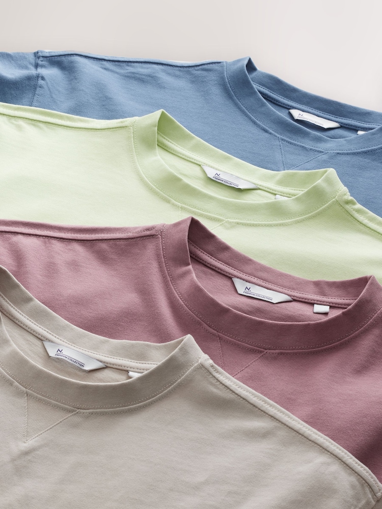 Azul/gris/rosa/verde - 4 Pack Oversized Heavyweight T-shirts - Imagen 3 de 3 Azul/gris/rosa/verde - 4 Pack Oversized Heavyweight T-shirts - Imagen 3 de 3