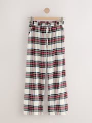 Cream Check Matching Family Christmas Button Through Pyjamas - Image 10 of 15