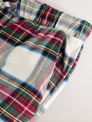 Cream Check Matching Family Christmas Button Through Pyjamas - Image 14 of 15