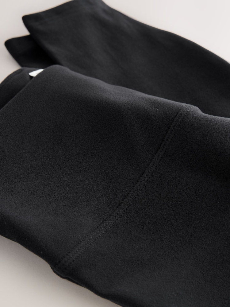 Black Cosy Fleece Leggings - Image 8 of 8