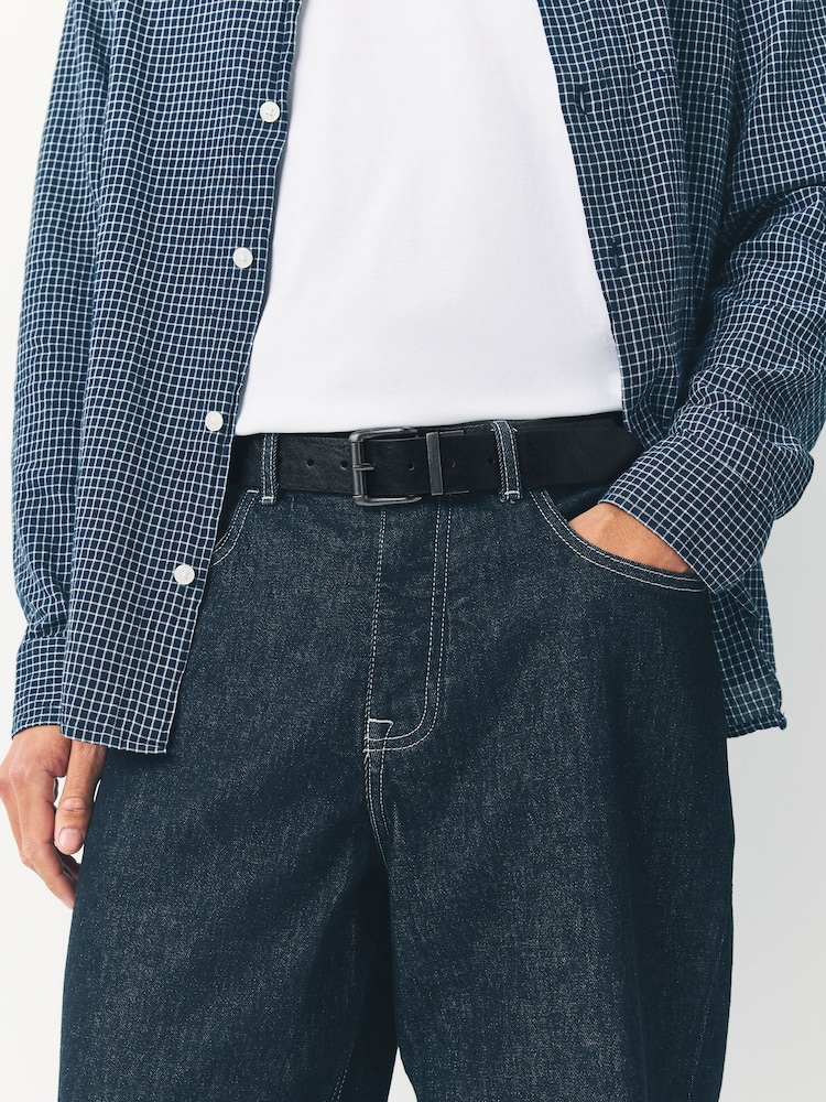 Black Reversible Belt - Image 1 of 6
