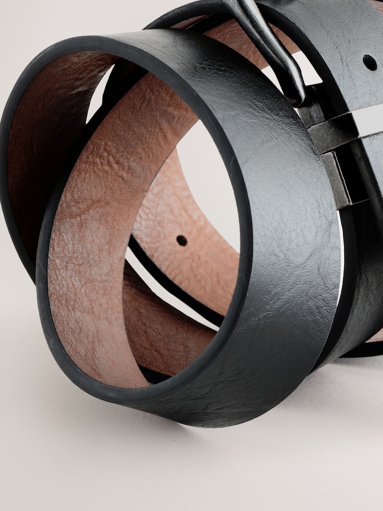 Black Reversible Belt - Image 7 of 7 Black Reversible Belt - Image 7 of 7