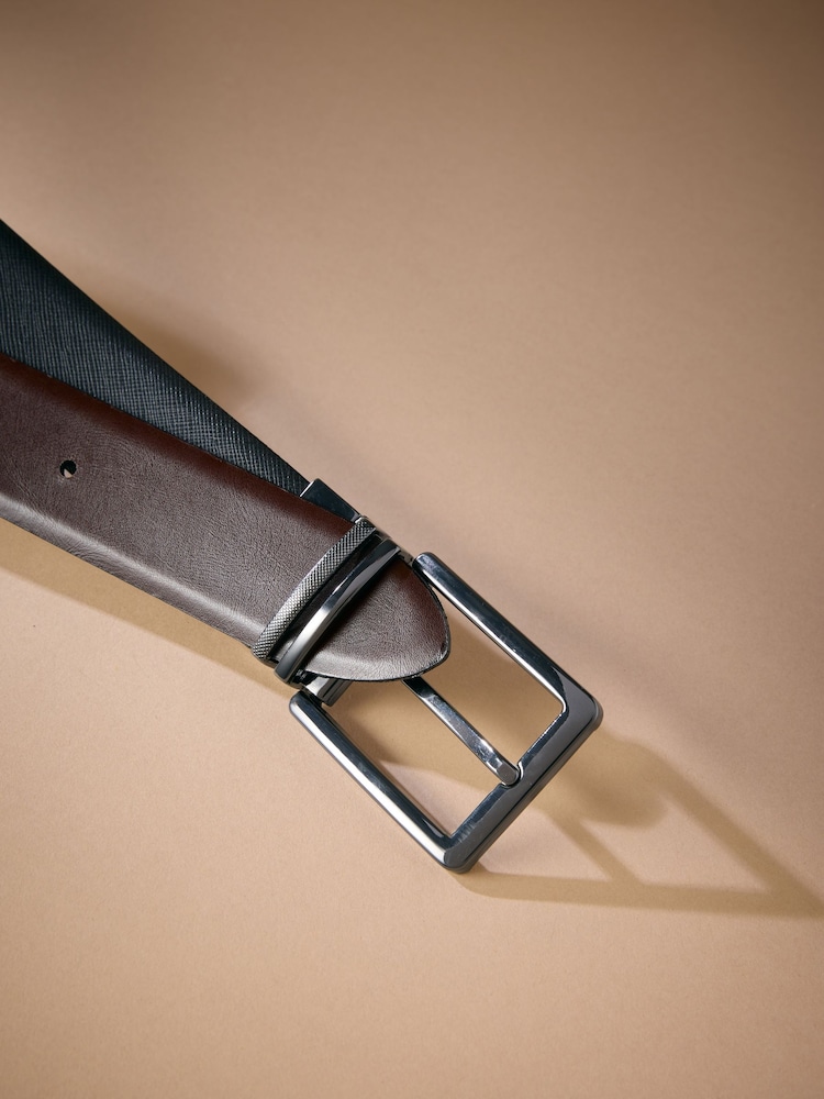 Black Signature Reversable Belt - Image 2 of 3