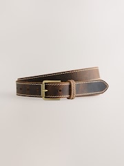 Brown Casual Leather Belt - Image 1 of 3