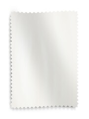White Matte Velvet Faux Fur Trim Blackout/Thermal Eyelet Curtains - Image 6 of 7