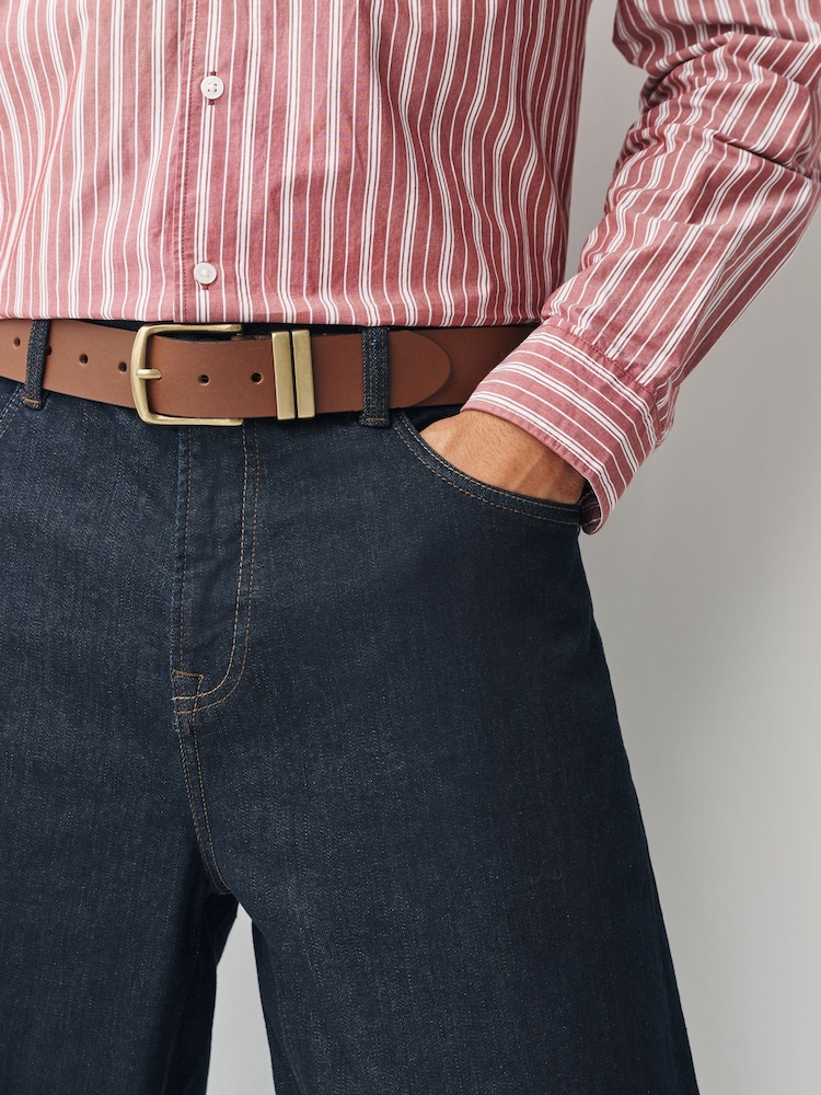 Tan Brown Signature Leather Belt - Image 1 of 1 Tan Brown Signature Leather Belt - Image 1 of 1