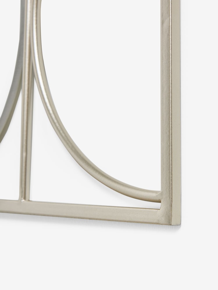White Bronx Wood and Metal Abstract Wall Art - Image 2 of 3 White Bronx Wood and Metal Abstract Wall Art - Image 2 of 3