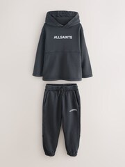 smALLSAINTS Logo Washed Hoodie and Jogger Set - Bild 1 von 6