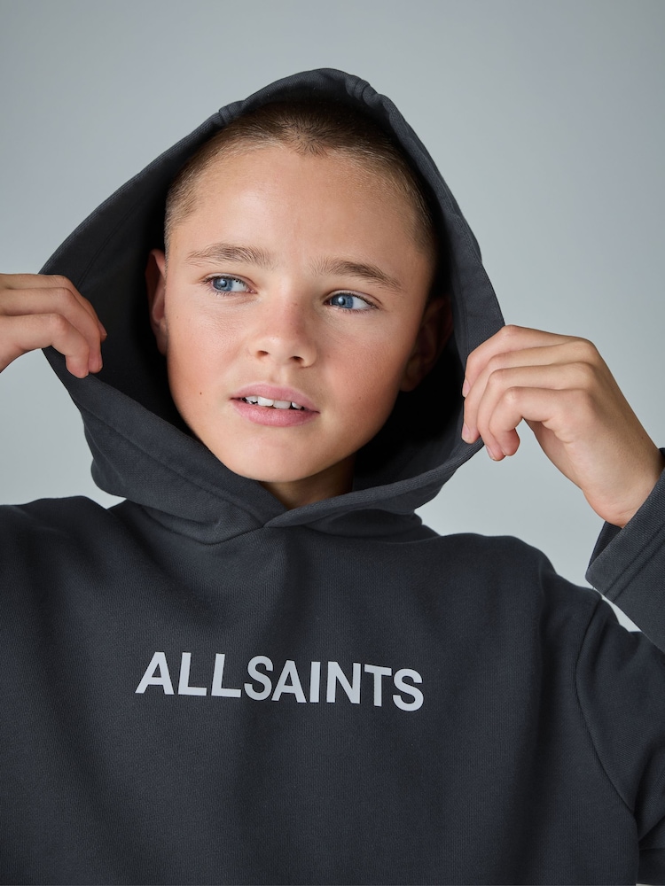 Buy smALLSAINTS Charcoal Grey Logo Washed Hoodie and Jogger Set
